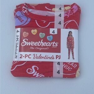Valentine's Red Pajamas for Kids
